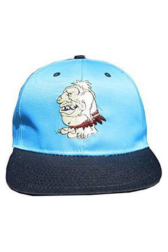 Vintage Snapback Cotton Hat Cap - The Beast Blue / Black Bill