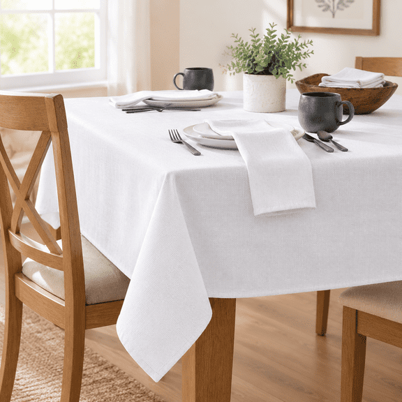 Cameron Tablecloth (white 52" X 70" Rectangular)