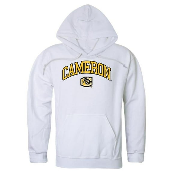 Cameron University Aggies Campus Hoodie, White - Extra Large