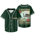 thumbnail image 1 of Cameron Whitcomb Hundred Mile High Merch Baseball Jacket Unisex V-neck Short Sleeve T-Shirts, 1 of 6