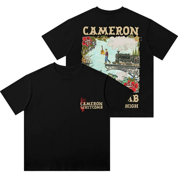 Cameron Whitcomb Hundred Mile High Merch Vintage Wash T-Shirts Women Men Cotton Short Sleeve Tee