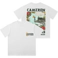 thumbnail image 1 of Cameron Whitcomb Hundred Mile High Merch Vintage Wash T-Shirts Women Men Cotton Short Sleeve Tee, 1 of 6
