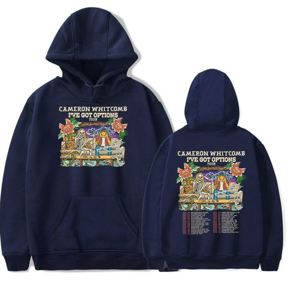 Cameron Whitcomb I've Got Options Tour 2025 Hoodies Merch Women Men Long sleeve Fashion Casual Hooded Sweatshirts