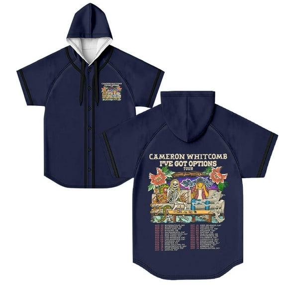 Cameron Whitcomb I've Got Options Tour 2025 T-Shirts Merch Women Clothes Trend Casual Short Sleeve Top