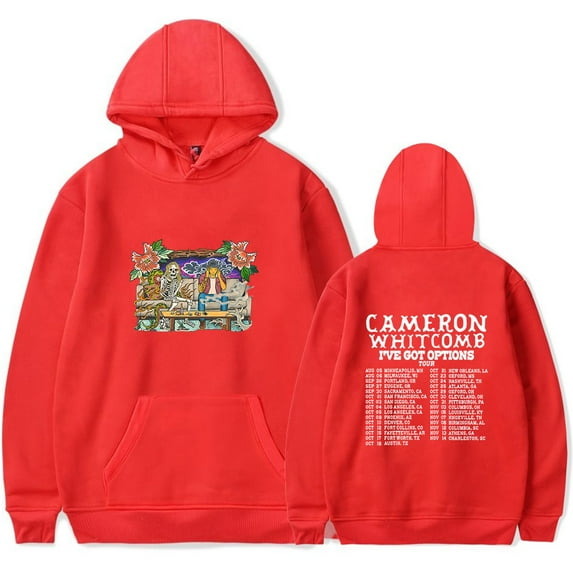 Cameron Whitcomb I've Got Options Tour Merch Hoodies Women Men Casual Long Sleeve Sweatshirt Clothes