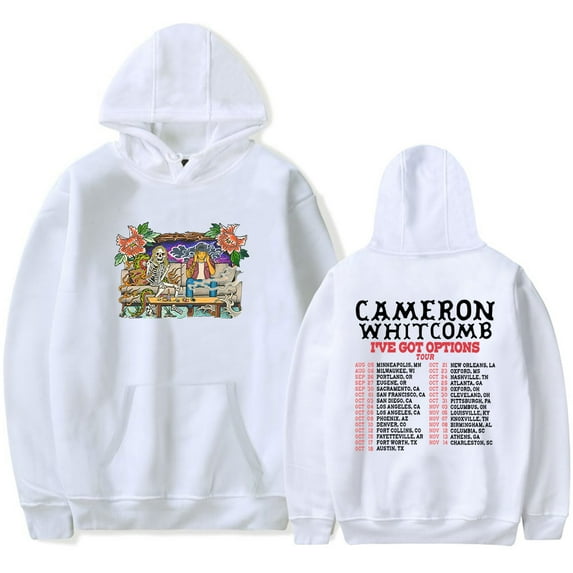 Cameron Whitcomb I've Got Options Tour Merch Hoodies Women Men Casual Long Sleeve Sweatshirt Clothes