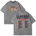 thumbnail image 1 of Cameron Whitcomb I've Got Options Tour Merch T-Shirt Cotton Wash Tee Women Men Short Sleeve Casual Crewneck Tee, 1 of 3