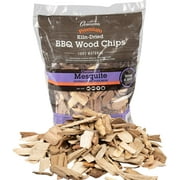 Camerons All Natural Mesquite Wood Chips for Smoker - 260 Cu In Bag, Approx 2 Pounds- Kiln Dried Coarse Cut BBQ Grill Wood Chips for Smoking Meats BBQ