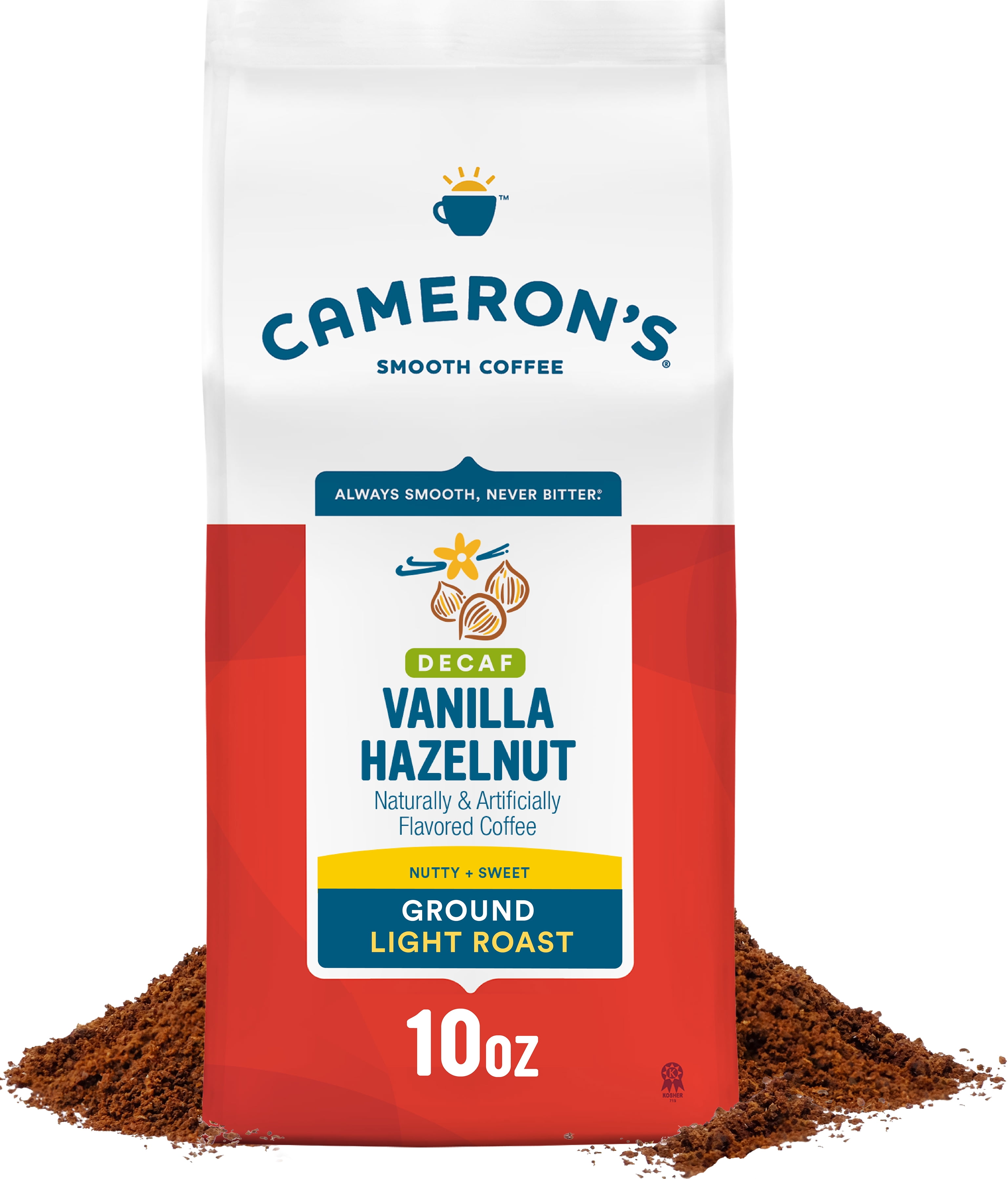 Cameron's Coffee Decaffeinated Flavored Vanilla Hazelnut Ground Coffee