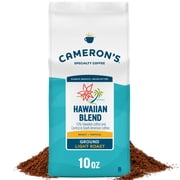 Cameron's Coffee Gold Roast Hawaiian Light Roast Ground Arabica Coffee, Sweet & Mellow, 10 oz Bag