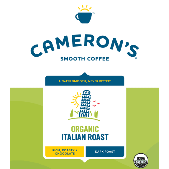 Cameron's Coffee Organic Italian Roast Whole Bean Coffee - 4lb