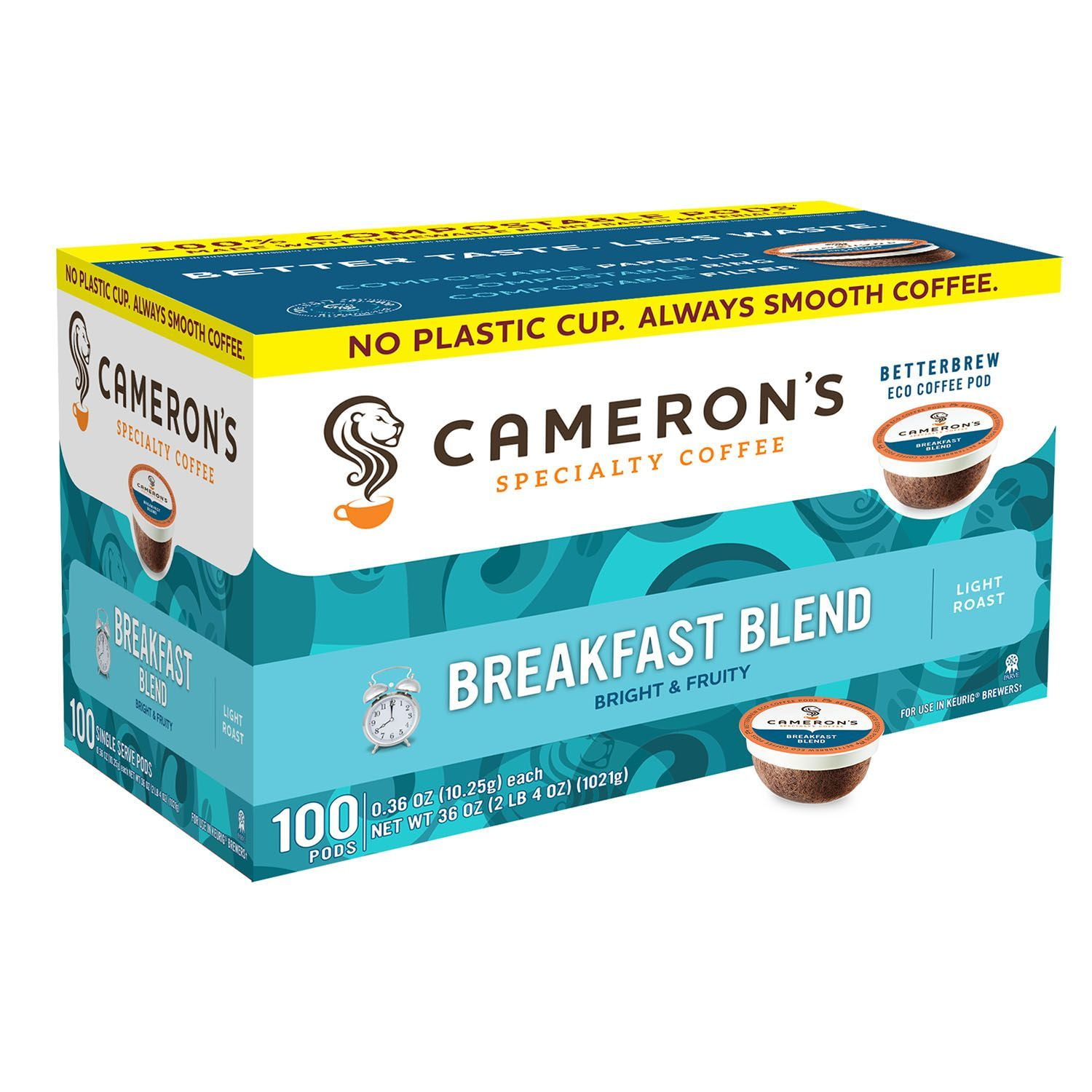 Cameron's Coffee Single-Serve Cups, Breakfast Blend (100