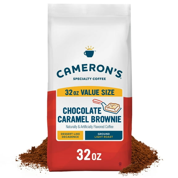 Cameron's Coffee Chocolate Caramel Brownie Light Roast Ground Coffee - 32oz