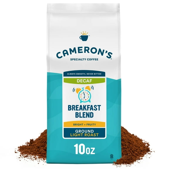 Cameron's Coffee Decaf Breakfast Blend Light Roast Ground Coffee - 10oz