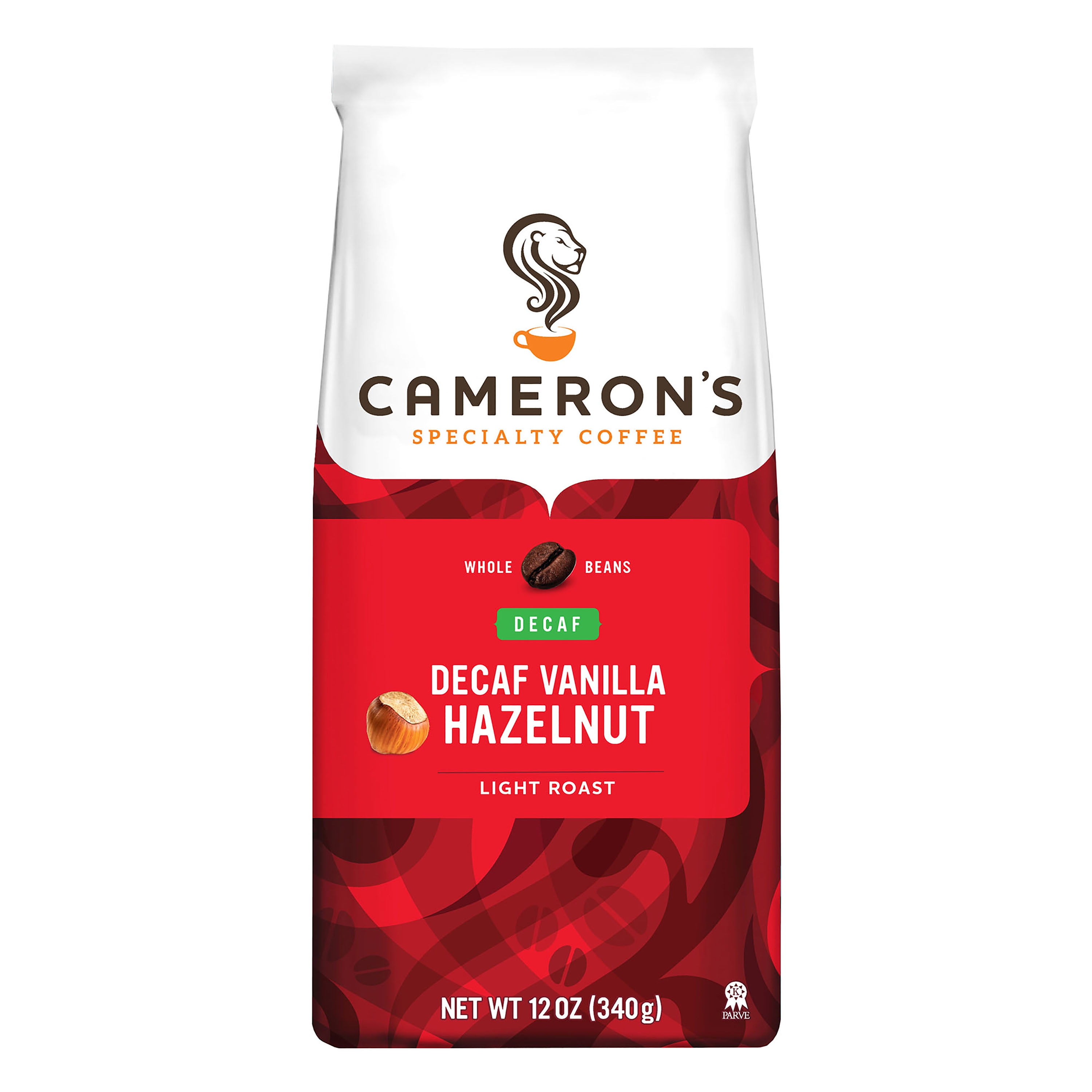 Cameron's Specialty Coffee Vanilla Hazelnut Decaf Whole Bean, 10oz