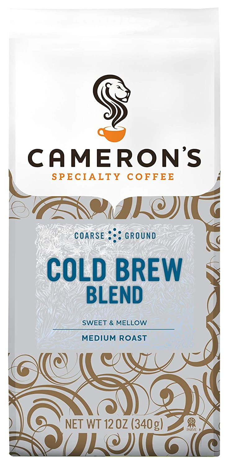 Camerons Coffee Roasted Ground Coffee Bag, Cold Brew Blend, 12 Ounce ...