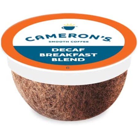 Camerons Coffee Single Serve Pods, Decaf Breakfast Blend, 12 Count (Pack Of 1)