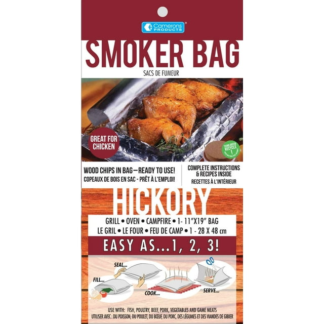 Camerons Products LLC, Camerons Hickory Smoker Bag, 1 bag