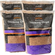 Camerons Products Smoking Chips - Mesquite  2 Pound Bag, 8 Pound Total, 260 cu. in. - Barbecue Chips - Kiln Dried, Natural Extra Fine Wood Smoker Sawdust Shavings