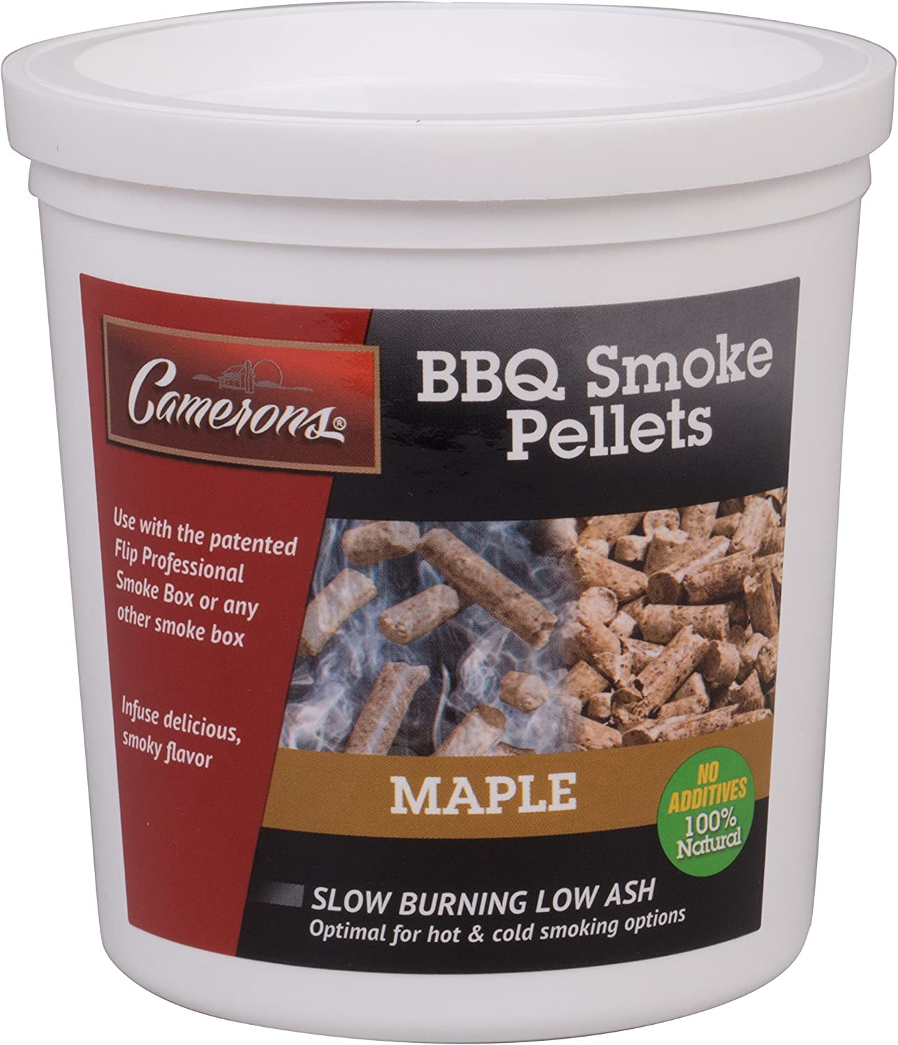 Camerons Smoking Wood Pellets (Maple, 1 Pint) Kiln Dried BBQ Pellets