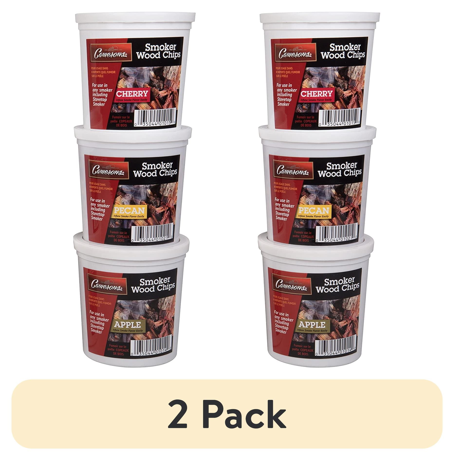 (2 pack) Camerons Wood Smoking Chips Variety Gift Set Set of 8 Pints