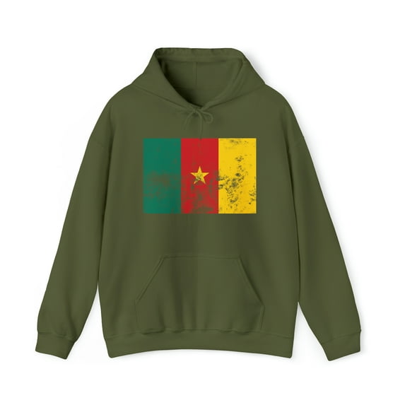 Cameroon Cameroonian Pride Flag Hoodie, Gifts, Hooded Sweatshirt