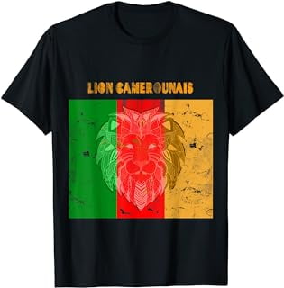 Cameroon Lion - Lion Camerounais T-Shirt - Walmart.com