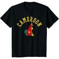 thumbnail image 1 of Cameroon National Country Flag Cameroonian Gift T-Shirt, 1 of 3