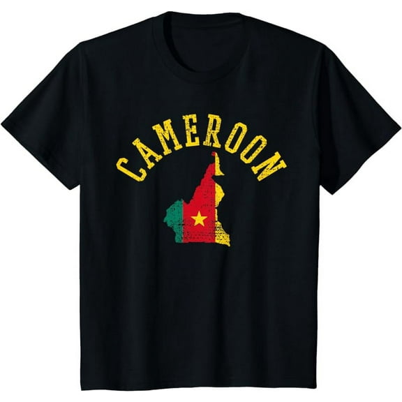 Cameroon National Country Flag Cameroonian Gift T-Shirt