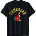 thumbnail image 1 of Cameroon National Country Flag Cameroonian Gift T-Shirt, 1 of 5