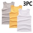 thumbnail image 1 of Cami Tanks for Girls + 3-Pack Toddler Girls Tank Tops - Unisex Boys Girls Sleeveless Tanks Undershirts - Kids Solid Workout Sports Running Breathable Yoga Tank Tops New Clear 3Y, 1 of 4