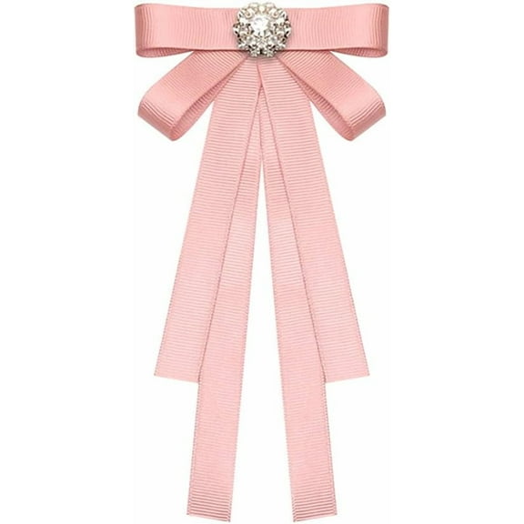 Camicover Bow Brooch Pin Bow Tie Formal Pre Tied Bow Ties Collar for Women Girls