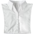 thumbnail image 1 of Camicover  Cotton Classic Detachable Dickey Collar Half Shirts Blouse False Collar Top for Women Girls Outfits, 1 of 7