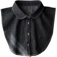 thumbnail image 1 of Camicover Denim Fake Collar Detachable Dickey Collar Half Shirts Blouse False Collar Top for Women Girls Medium, 1 of 5