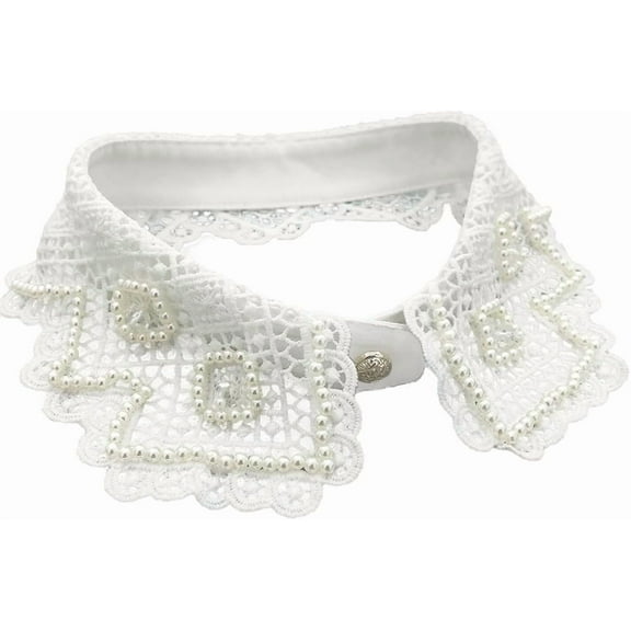 Camicover Detachable Collar Mini Dickey Collar Fake Collar Faux Collar for Women Girls