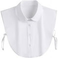 thumbnail image 1 of Camicover Fake Collar Detachable Collar Blouse Dickey Half Shirts Peter Pan Collar, 1 of 6