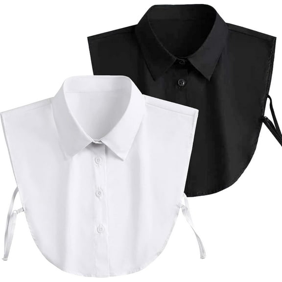 Camicover Fake Collar Detachable Collar Blouse Dickey Half Shirts Peter Pan Collar