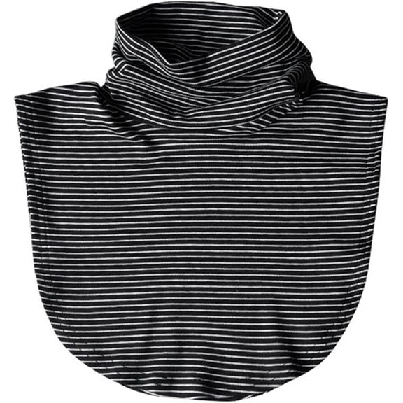 Camicover Fake Turtleneck Dickey Detachable Collars Half Top Wear Outer or in Sweater Hoodie High Neck Mock Collar for Women