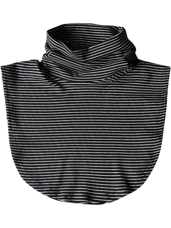 Fake Turtleneck Dickey Detachable Collars Half Top Wear Outer or in Sweater Hoodie High Neck Mock Collar for Women