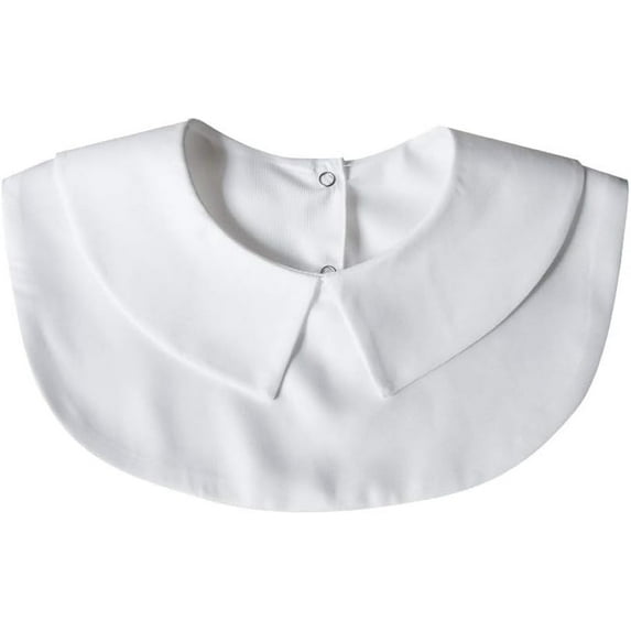 Camicover Girls Peter Pan Detachable Fake Collar Half Blouse Dickey Doll Collar