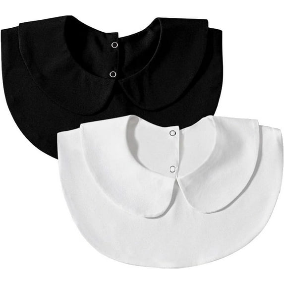 Camicover Girls Peter Pan Detachable Fake Collar Half Blouse Dickey Doll Collar
