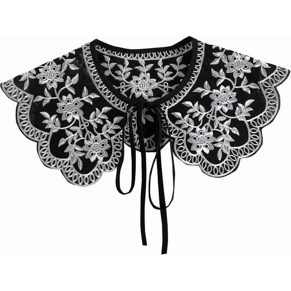 Camicover Half Shirt Blouse Collar Detachable Fake Collar False Collar for Women and Girls