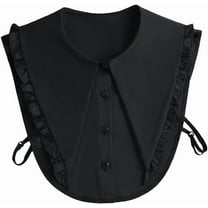 Camicover Half Shirt Blouse with Detachable False Collar for Women & Girls