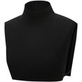 thumbnail image 1 of Camicover  Knitted Hoodie Dicky Collar Fake Turtleneck Dickey Collar Detachable Half Top Mock Blouse Collar, 1 of 6