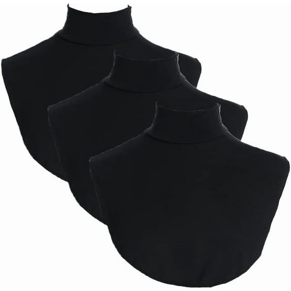 Camicover Modal Fake Turtleneck Detachable Dickey Collar Turtleneck Top Half Shirt Blouse Fake Collar