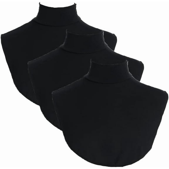 Camicover Modal Fake Turtleneck Detachable Dickey Collar Turtleneck Top Half Shirt Blouse Fake Collar