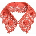thumbnail image 1 of Camicover  Solid Color Hollow-Out Floral Peral Decorative Detachable Fake Collar Choker Blouse Collar for Women Girls, 1 of 1