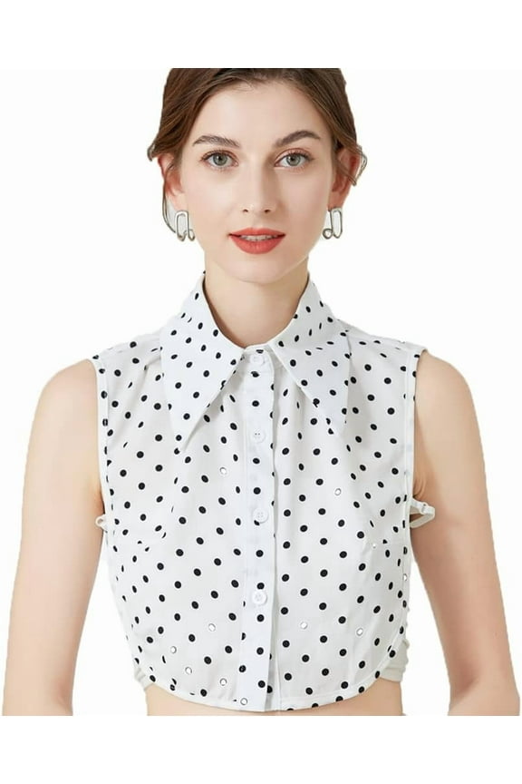 Women’s Detachable Half Shirt Blouse Collar Dickey Collar Fake Collar False Collar
