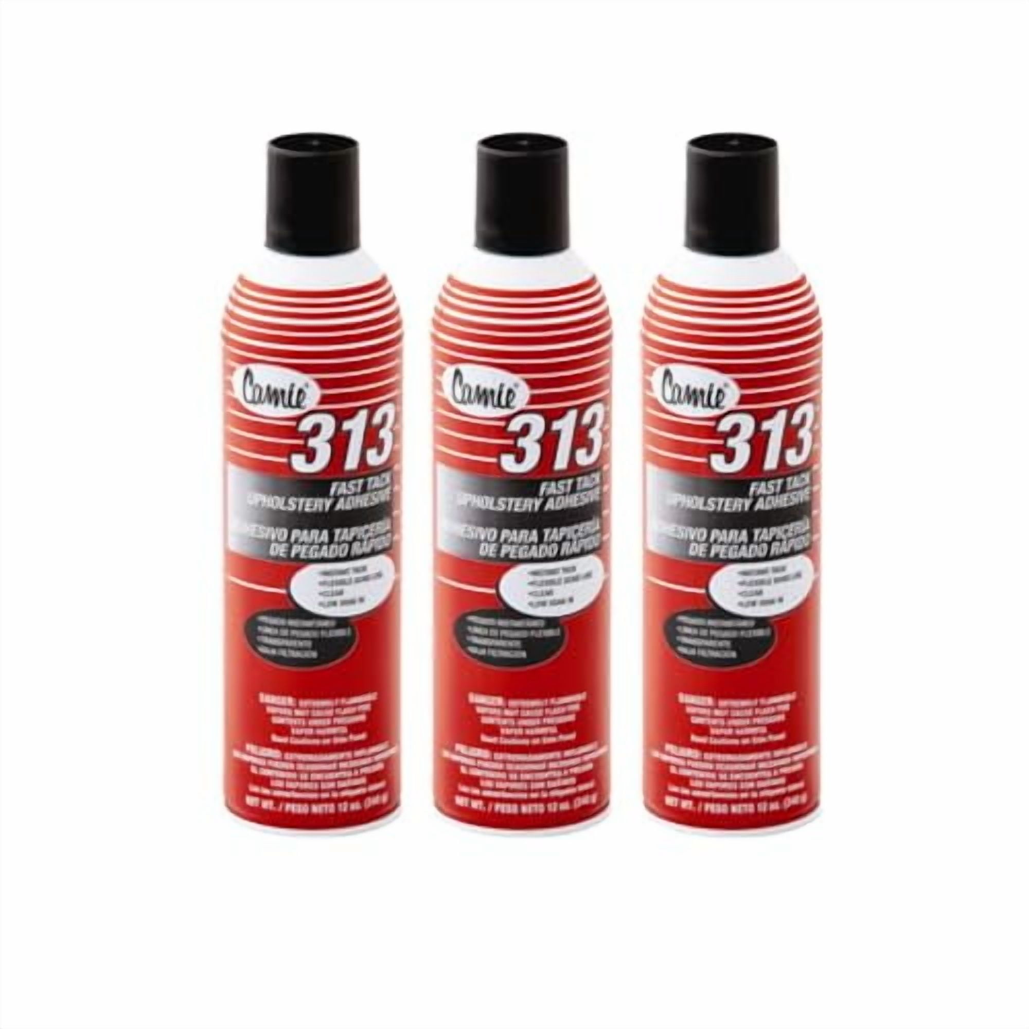 Camie Fast TACK Upholstery Adhesive, net 12 oz. can, 3 Count