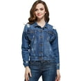 thumbnail image 1 of Camii Mia Denim Jacket for Womens Long Sleeve Jean Jacket, 1 of 6